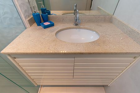 Studio para alugar com 33m², 1 quarto e sem vaga Studio para alugar com 33m², 1 quarto e sem vagaBanheiro da Suíte