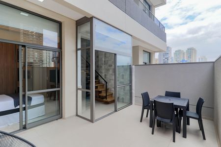 Apartamento à venda com 46m², 2 quartos e sem vagaVaranda