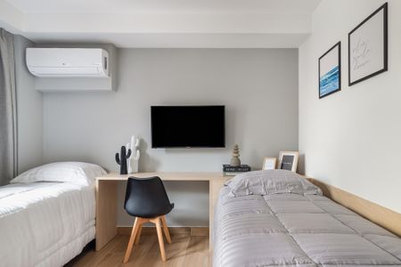 Quarto de apartamento à venda com 1 quarto, 25m² em Perdizes, São Paulo