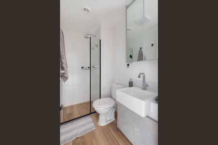 Banheiro de apartamento à venda com 1 quarto, 25m² em Perdizes, São Paulo