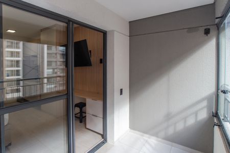 Apartamento para alugar com 27m², 1 quarto e sem vagaVaranda
