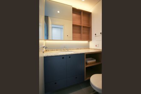 Banheiro da Suíte 2  de apartamento para alugar com 2 quartos, 68m² em Indianópolis, São Paulo