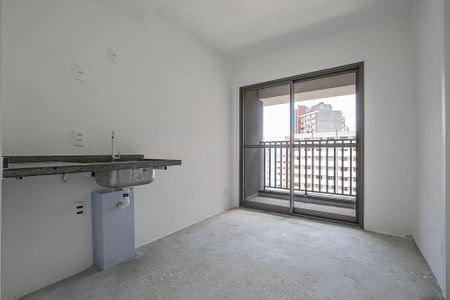 Sala/Cozinha de apartamento à venda com 1 quarto, 23m² em Pinheiros, São Paulo
