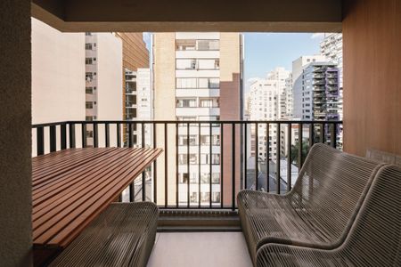 Apartamento para alugar com 58m², 1 quarto e 1 vagaVaranda