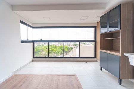 Varanda da Sala de apartamento para alugar com 3 quartos, 64m² em Vila Assunção, Santo André