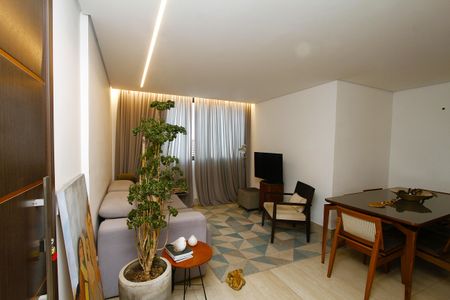 Sala de apartamento à venda com 2 quartos, 67m² em Gutierrez, Belo Horizonte