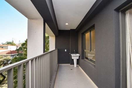 Studio para alugar com 34m², 1 quarto e sem vagavaranda Sala