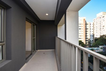 Studio para alugar com 34m², 1 quarto e sem vagavaranda Sala