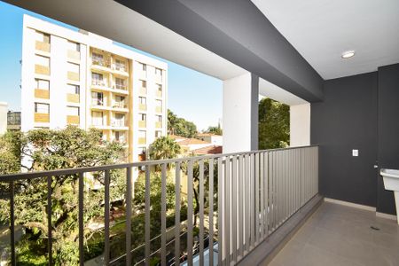 Studio para alugar com 34m², 1 quarto e sem vagavaranda Sala