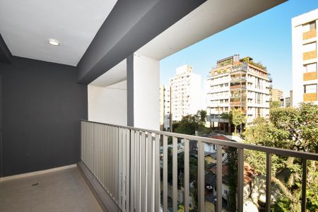 Studio para alugar com 34m², 1 quarto e sem vagavaranda Sala