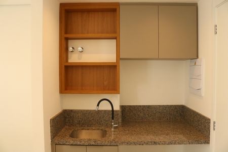 Sala e Cozinha Integrada de apartamento para alugar com 1 quarto, 38m² em Pompeia, São Paulo