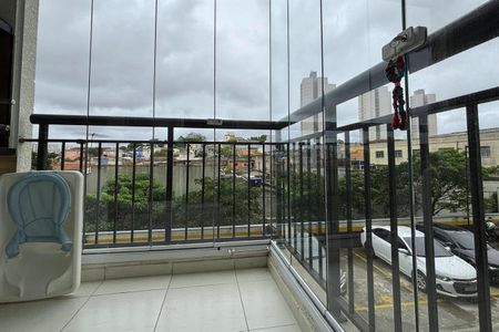 Varanda da Sala de apartamento para alugar com 2 quartos, 55m² em Jardim Independencia, São Bernardo do Campo