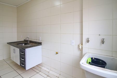 Cozinha e Área de Serviço de apartamento para alugar com 2 quartos, 57m² em Campo Bonito , Indaiatuba