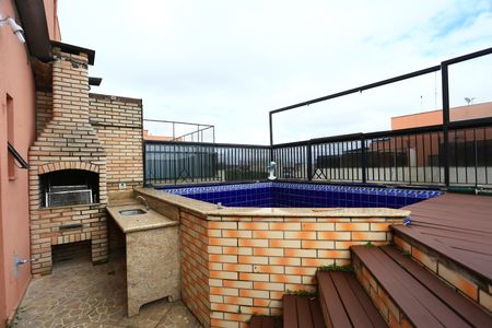 Apartamento à venda com 142m², 2 quartos e 2 vagaschurrasqueira  da cobertura