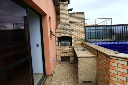 Apartamento à venda com 142m², 2 quartos e 2 vagaschurrasqueira  da cobertura