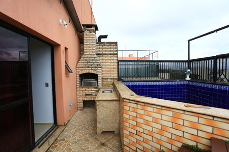 Apartamento à venda com 142m², 2 quartos e 2 vagaschurrasqueira  da cobertura
