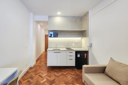 Sala  de apartamento à venda com 1 quarto, 37m² em Botafogo, Rio de Janeiro