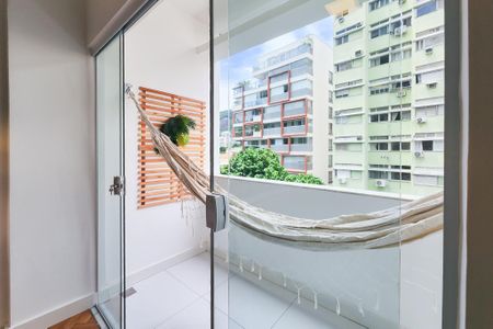 Varanda  de apartamento à venda com 1 quarto, 37m² em Botafogo, Rio de Janeiro