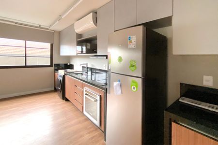 Cozinha de kitnet/studio para alugar com 1 quarto, 49m² em Santa Tereza, Belo Horizonte
