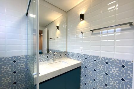 Studio para alugar com 49m², 1 quarto e 1 vaga Studio para alugar com 49m², 1 quarto e 1 vagaBanheiro