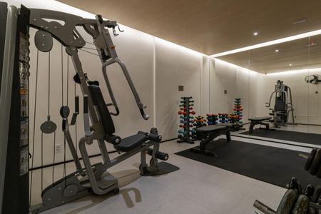 Apartamento à venda com 30m², 1 quarto e 1 vaga Apartamento à venda com 30m², 1 quarto e 1 vagaÁrea comum - Academia