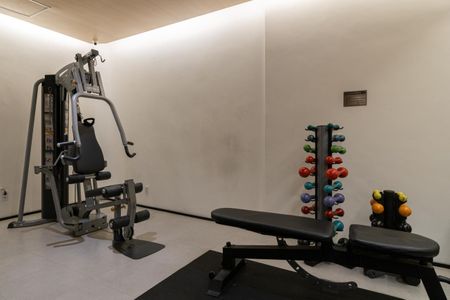 Apartamento à venda com 30m², 1 quarto e 1 vaga Apartamento à venda com 30m², 1 quarto e 1 vagaÁrea comum - Academia