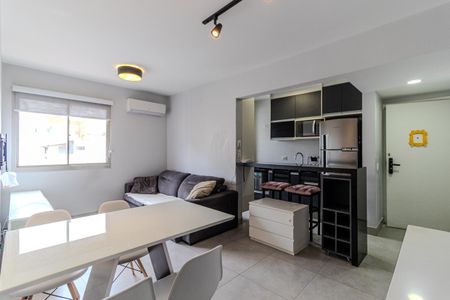 Sala de apartamento para alugar com 1 quarto, 40m² em Vila Buarque, São Paulo