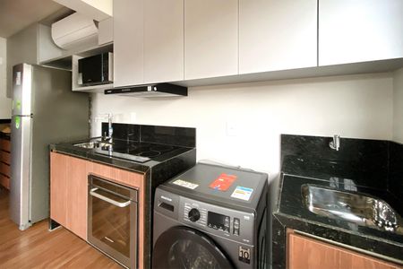 Cozinha de kitnet/studio para alugar com 1 quarto, 49m² em Santa Tereza, Belo Horizonte