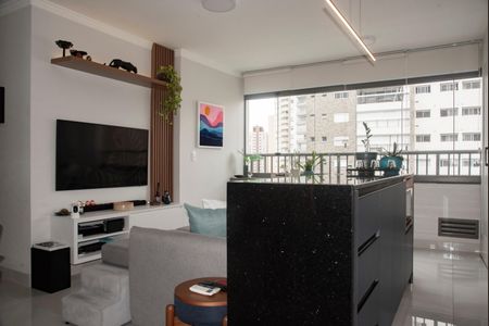Sala de apartamento à venda com 2 quartos, 57m² em Chácara Inglesa, São Paulo