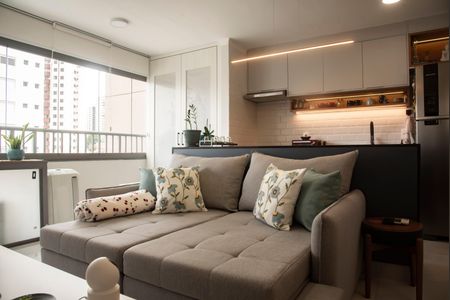 Sala de apartamento à venda com 2 quartos, 57m² em Chácara Inglesa, São Paulo