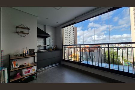 Sala de apartamento para alugar com 2 quartos, 64m² em Campestre, Santo André