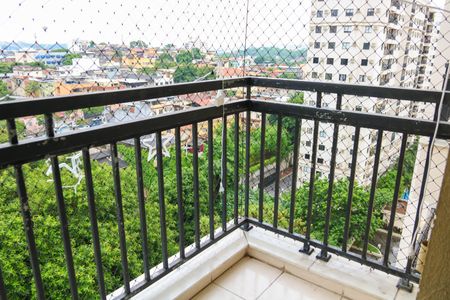 Varanda da Sala de apartamento para alugar com 3 quartos, 55m² em Del Castilho, Rio de Janeiro