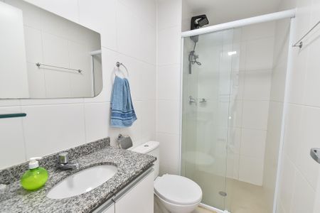 Banheiro de kitnet/studio à venda com 1 quarto, 25m² em Liberdade, São Paulo