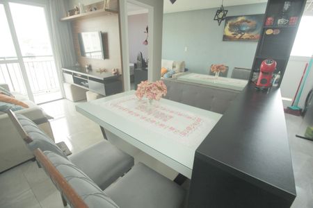 Sala de Jantar de apartamento à venda com 2 quartos, 48m² em Parque Jaçatuba, Santo André
