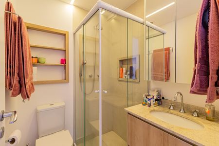 Apartamento à venda com 46m², 1 quarto e 1 vagaBanheiro da Suíte