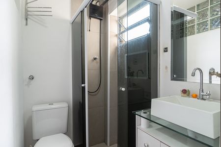 Banheiro de kitnet/studio à venda com 1 quarto, 30m² em Bela Vista, São Paulo