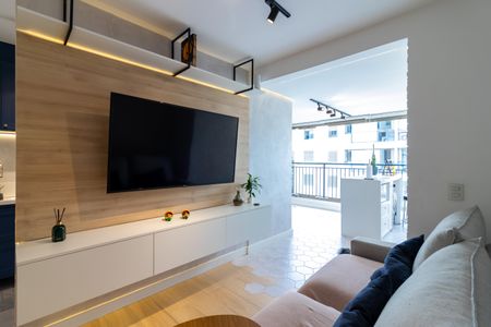 Sala de Estar de apartamento para alugar com 2 quartos, 67m² em Jardim Paraíso, São Paulo