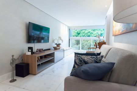 Sala de TV de apartamento à venda com 3 quartos, 134m² em Sion, Belo Horizonte