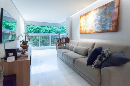 Sala de TV de apartamento à venda com 3 quartos, 134m² em Sion, Belo Horizonte