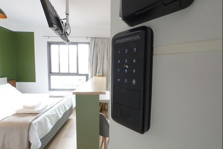 Studio para alugar com 26m², 1 quarto e sem vagaFechadura Digital