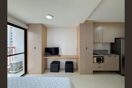Studio para alugar com 27m², 0 quarto e sem vaga Studio para alugar com 27m², 0 quarto e sem vagaQuarto