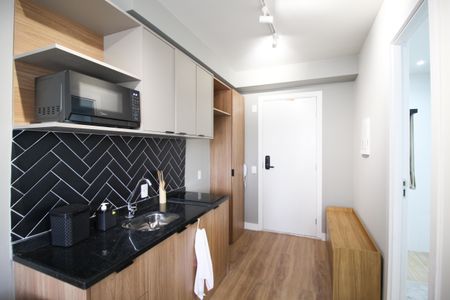 Studio para alugar com 26m², 1 quarto e sem vaga Studio para alugar com 26m², 1 quarto e sem vagaCozinha