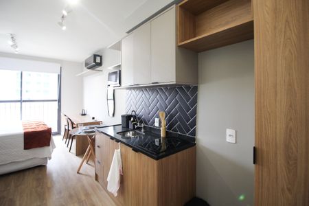 Studio para alugar com 26m², 1 quarto e sem vaga Studio para alugar com 26m², 1 quarto e sem vagaCozinha