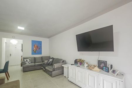 Sala de apartamento para alugar com 3 quartos, 139m² em Barra Funda, Guarujá