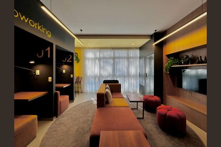 Apartamento para alugar com 27m², 1 quarto e sem vagaCoworking