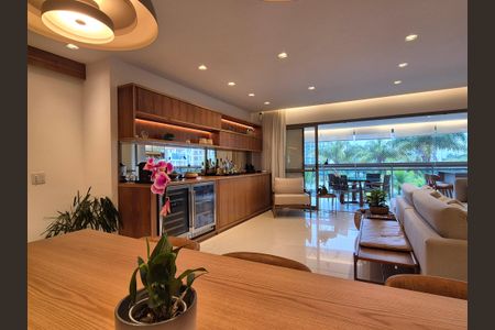 Sala  de apartamento à venda com 4 quartos, 260m² em Barra da Tijuca, Rio de Janeiro