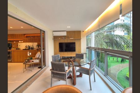 Varanda  de apartamento à venda com 4 quartos, 260m² em Barra da Tijuca, Rio de Janeiro