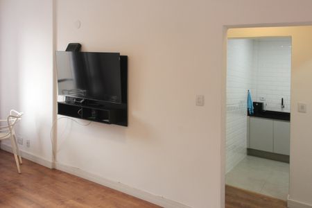 Sala de apartamento para alugar com 1 quarto, 50m² em Aparecida, Santos