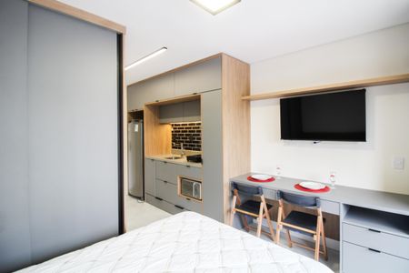 Studio para alugar com 25m², 1 quarto e sem vagaSala/Cozinha/Quarto