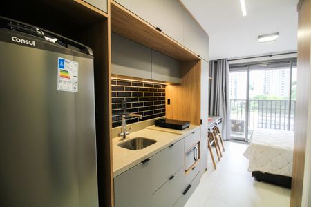 Studio para alugar com 25m², 1 quarto e sem vagaSala/Cozinha/Quarto